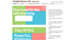 Desktop Screenshot of dwightbrowninkmarketing.com